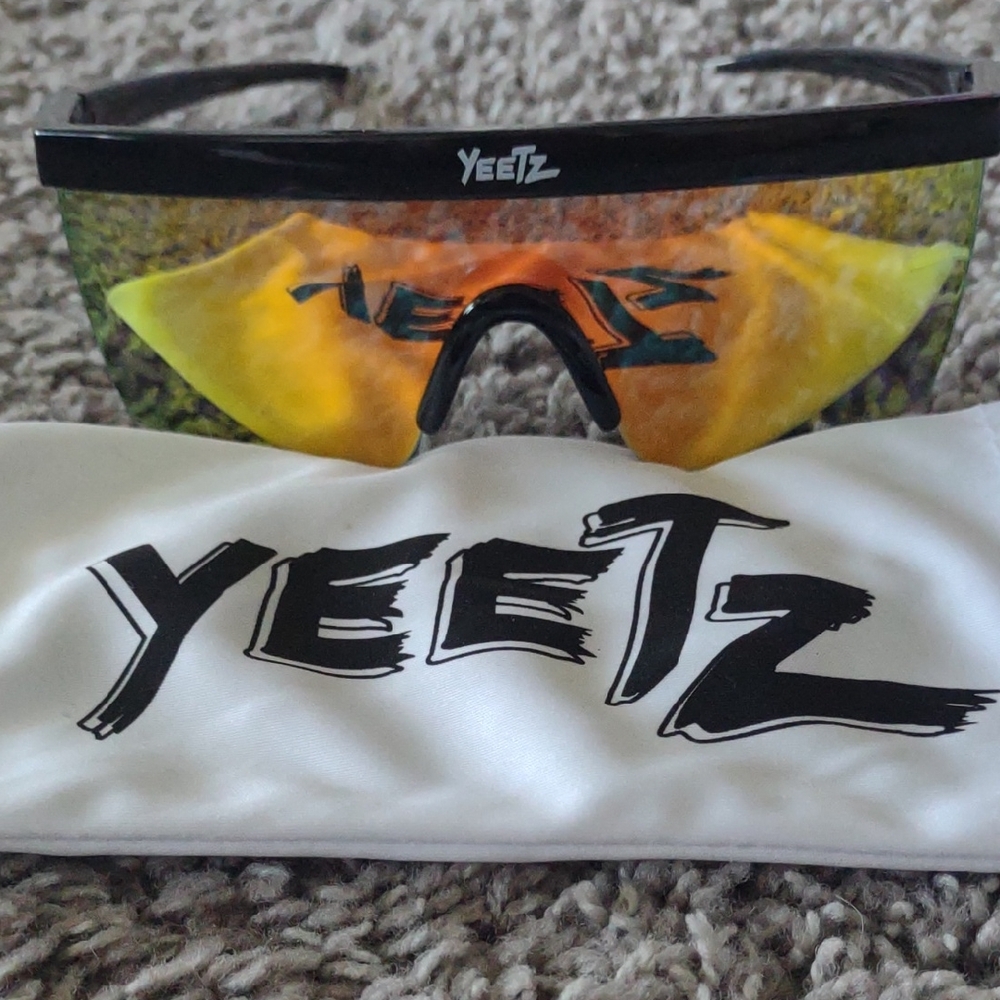 Yeetz Sunglasses with Orange Lenses - Brand New / Never Worn